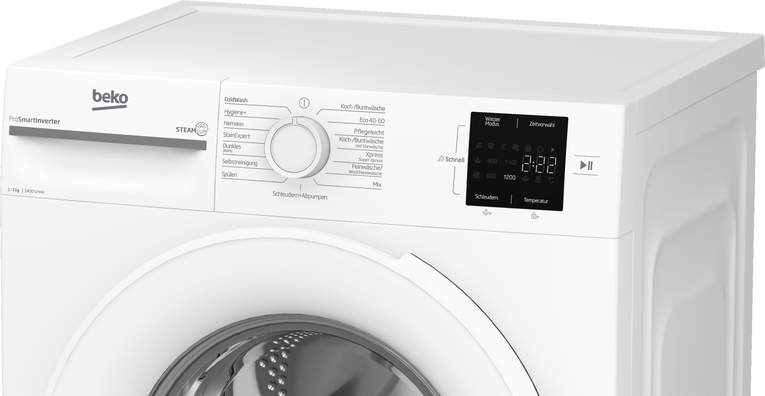Beko BMMWFU374A wasmachine Voorbelading 7 kg 1351 RPM Wit DHZ4407 - Afbeelding 10