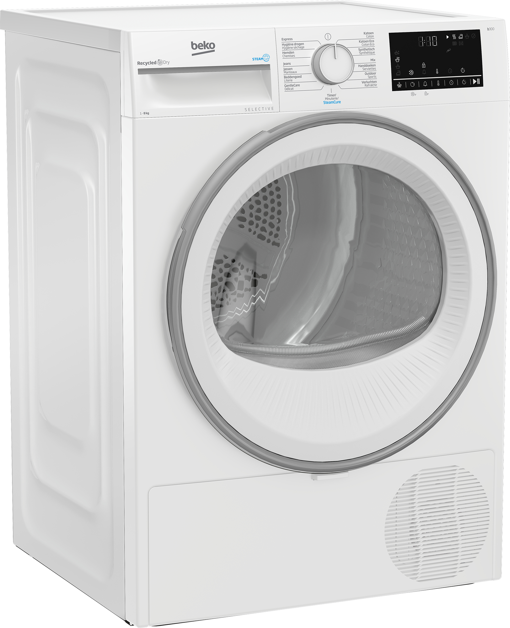 Beko B3T6823W2 wasdroger Vrijstaand Voorbelading 8 kg Wit EWO4301 - Afbeelding 3