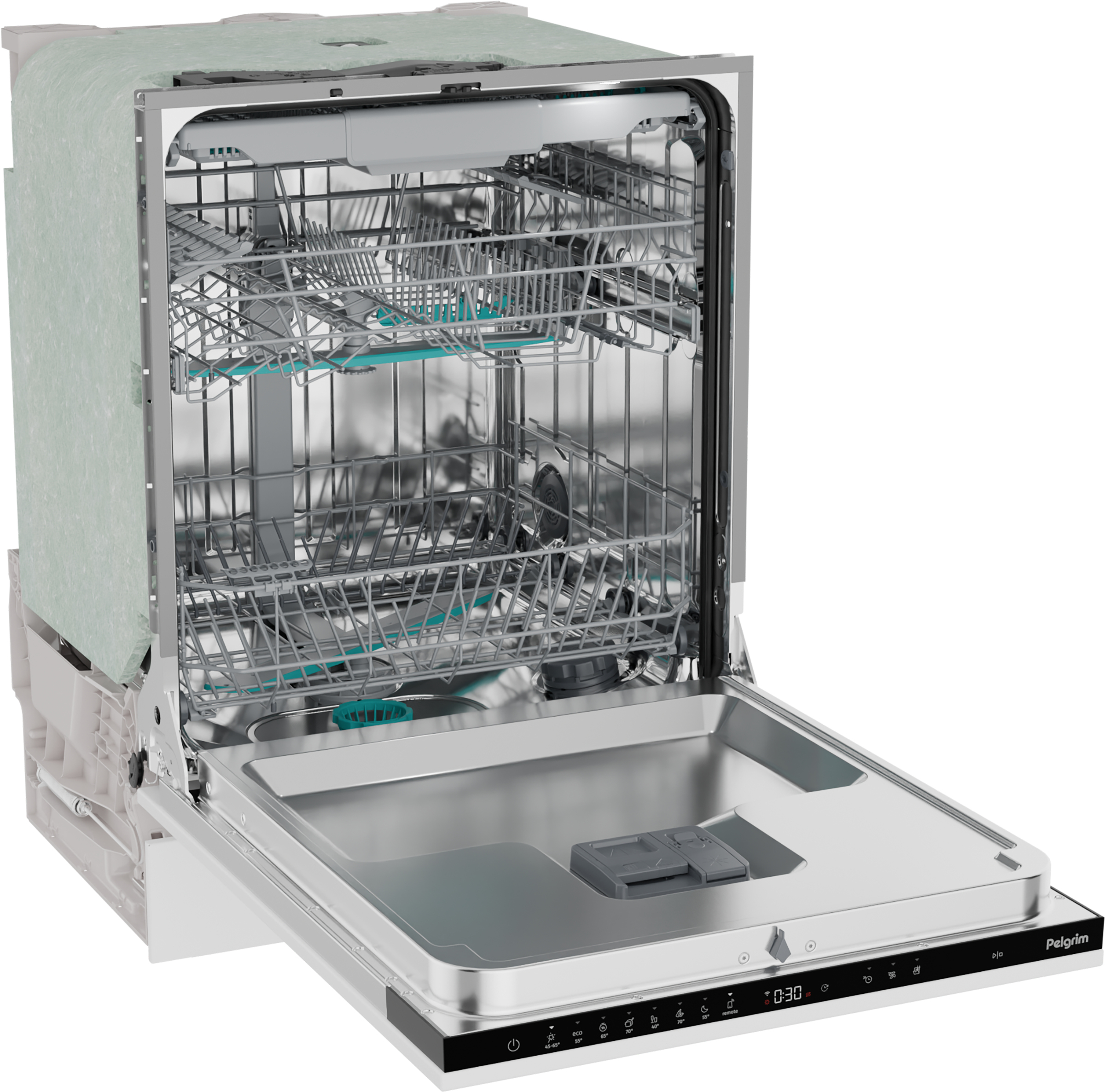 Pelgrim GVWC320L vaatwasser Volledig ingebouwd 16 couverts - Afbeelding 9