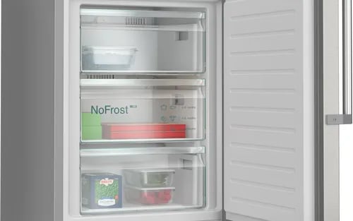 Siemens iQ500 KG39NAIAU koel-vriescombinatie Vrijstaand Geborsteld staal DHZ3327 - Afbeelding 7