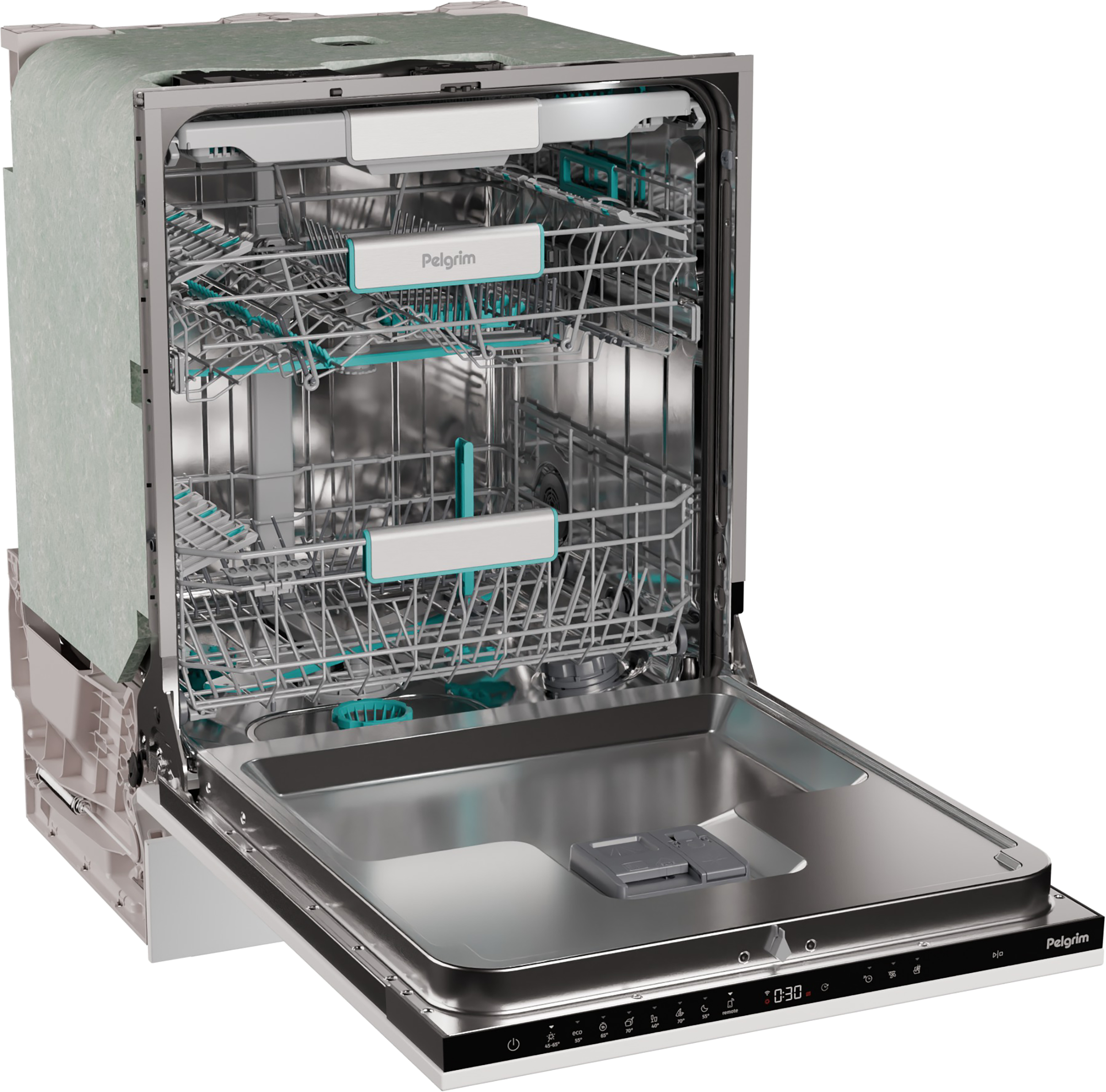 Pelgrim GVWC331L vaatwasser Volledig ingebouwd 16 couverts - Afbeelding 5