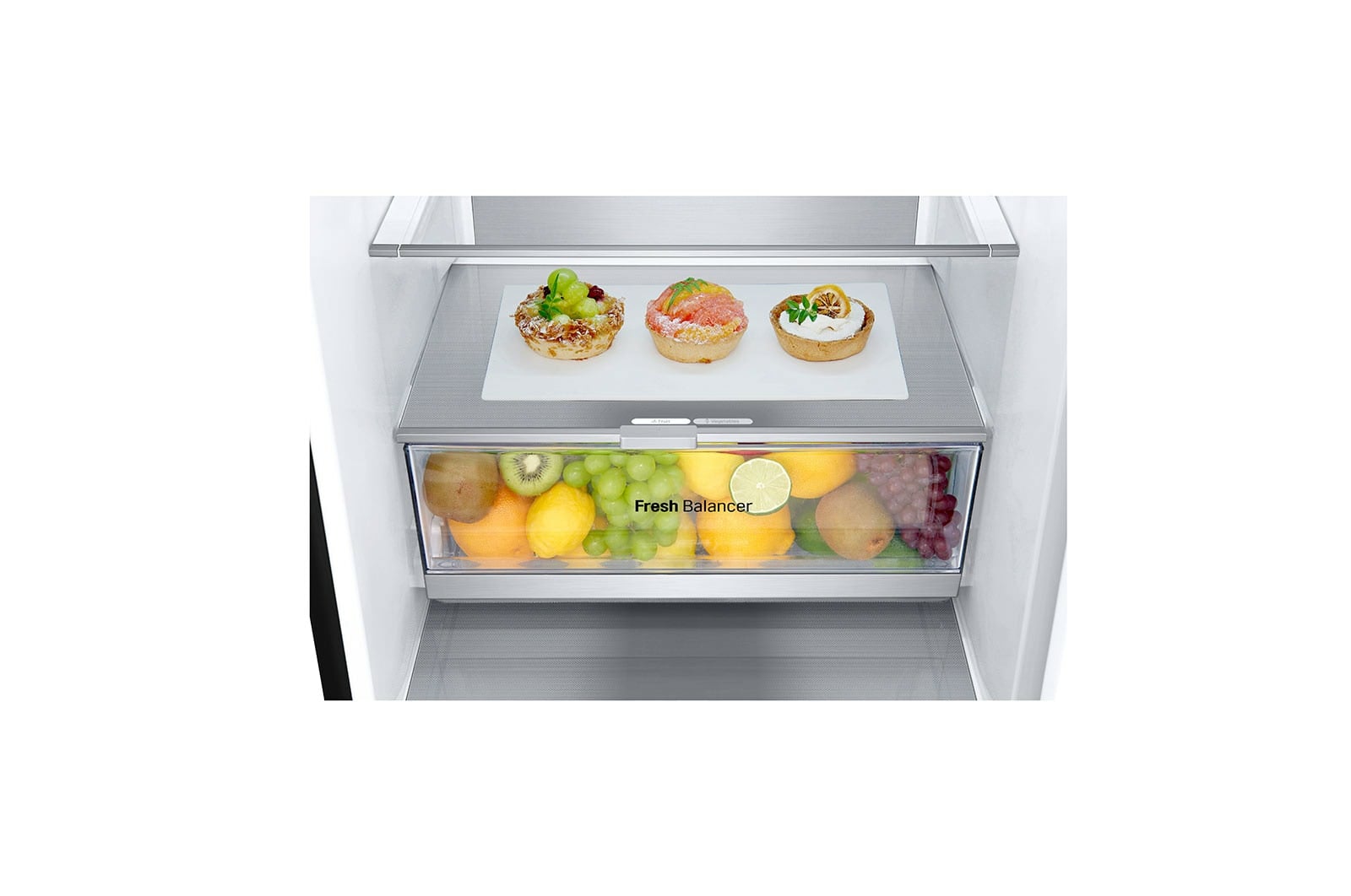 LG GBV7280BEV koel-vriescombinatie Vrijstaand 387 l Zwart - Afbeelding 6