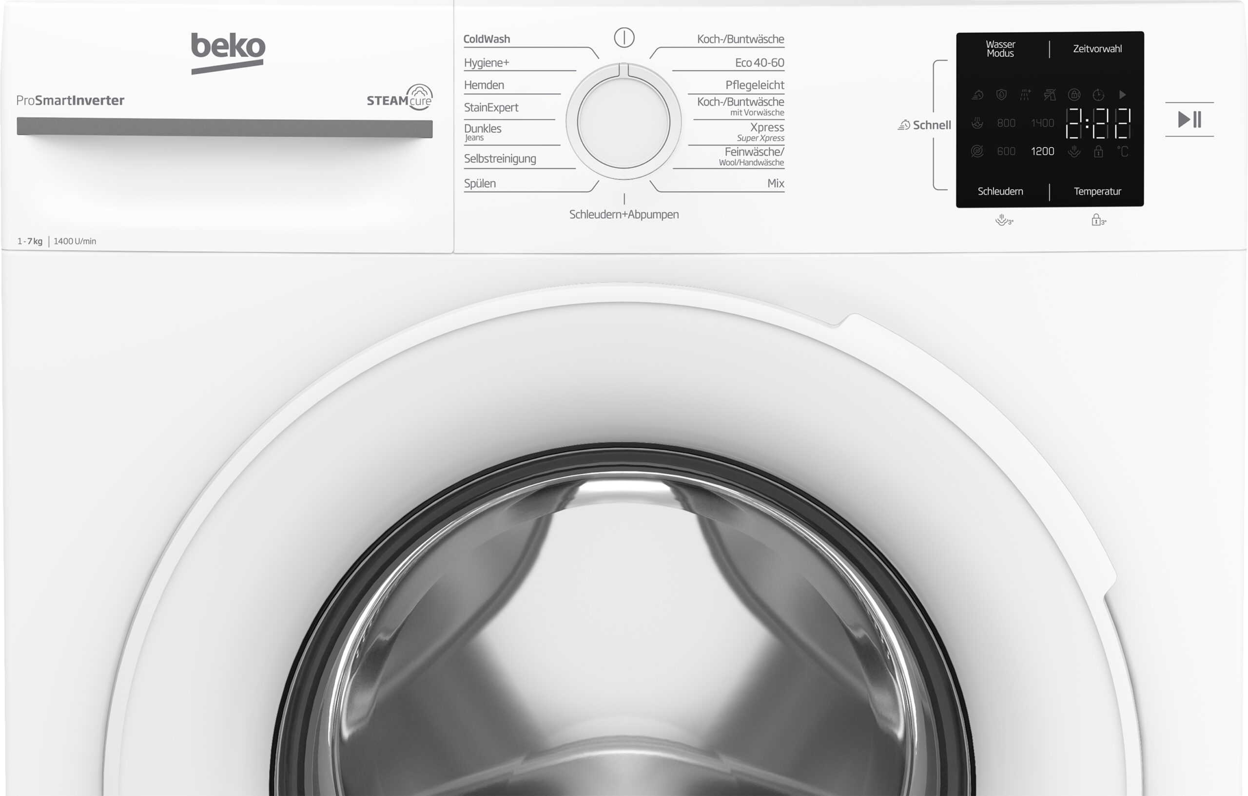 Beko BMMWFU374A wasmachine Voorbelading 7 kg 1351 RPM Wit DHZ4407 - Afbeelding 4