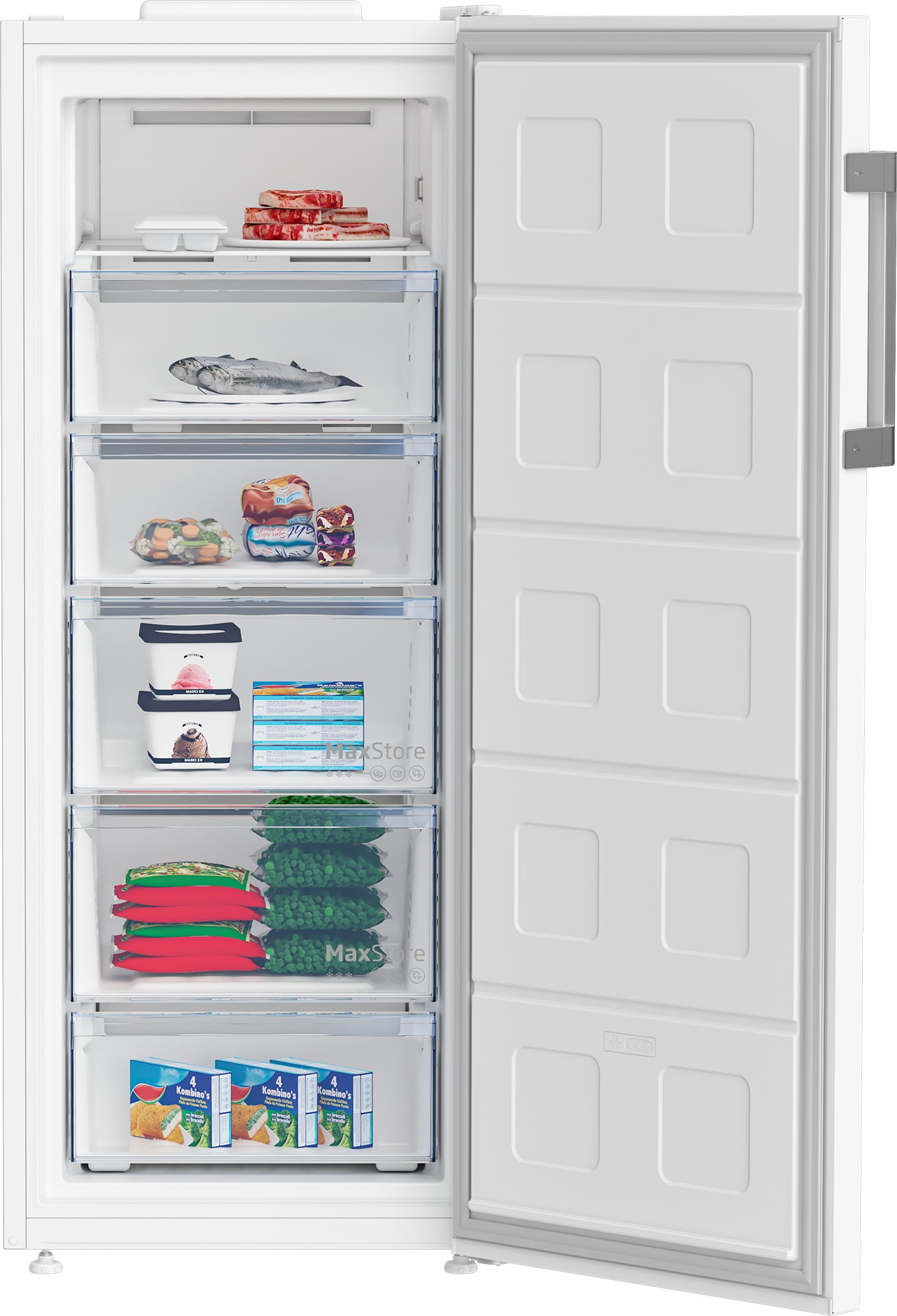 Beko B3RFNE274W Vrieskast Vrijstaand 220 l Wit DHZ3526APD - Afbeelding 4