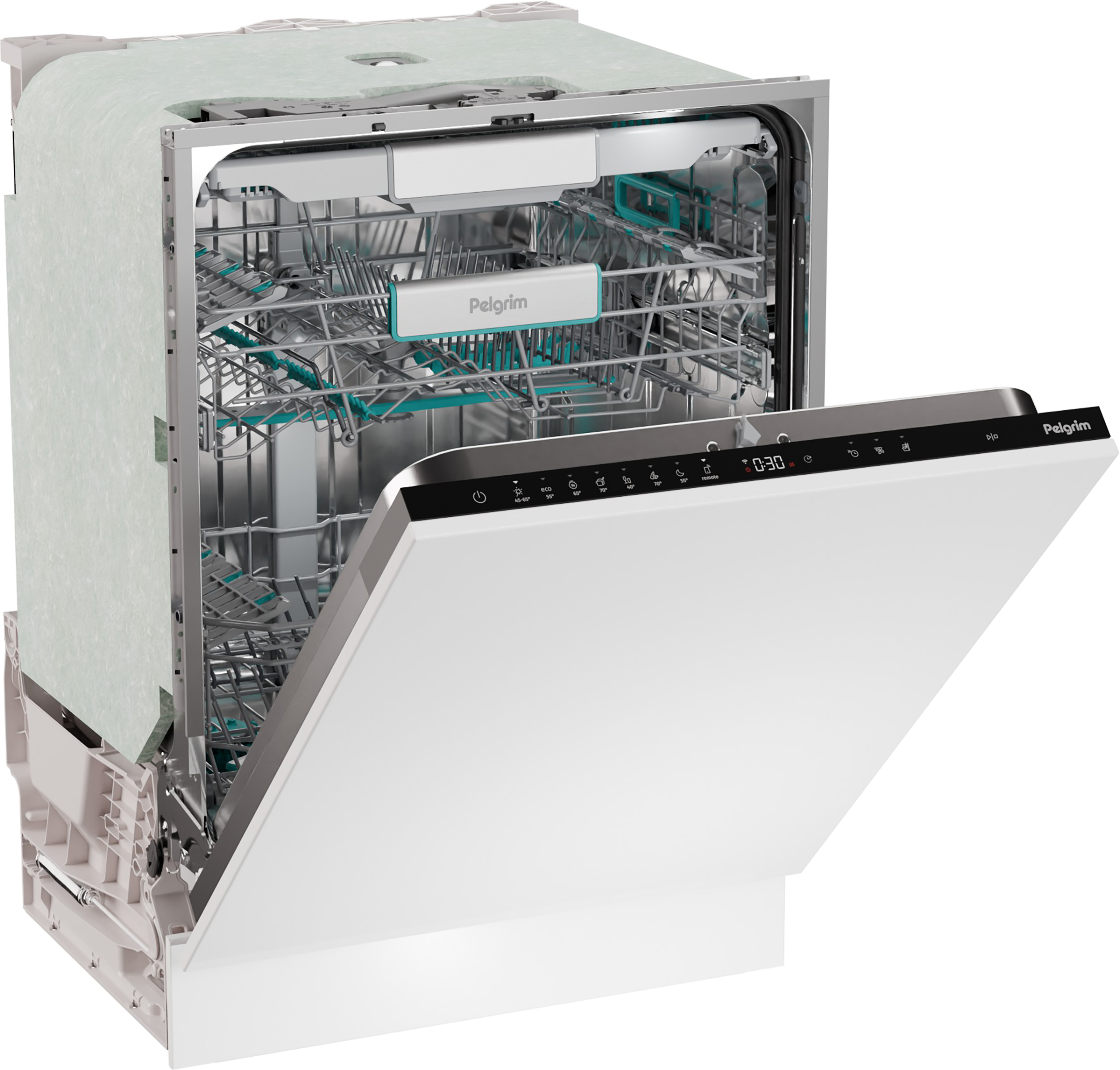 Pelgrim GVWC331L vaatwasser Volledig ingebouwd 16 couverts - Afbeelding 4