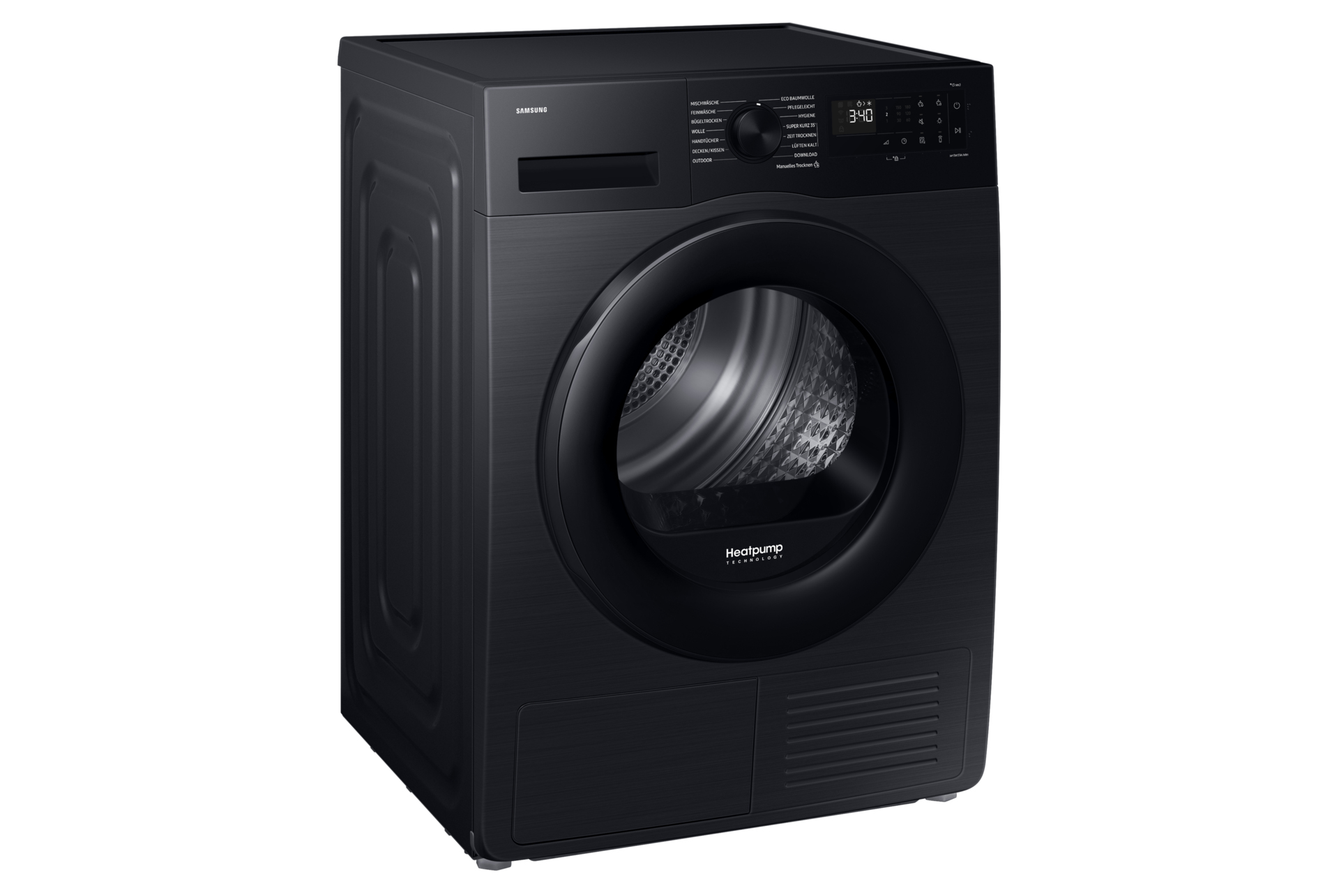 Samsung DV90DG52A0AB wasdroger Vrijstaand Voorbelading 9 kg Zwart - EWO3900 - Afbeelding 3