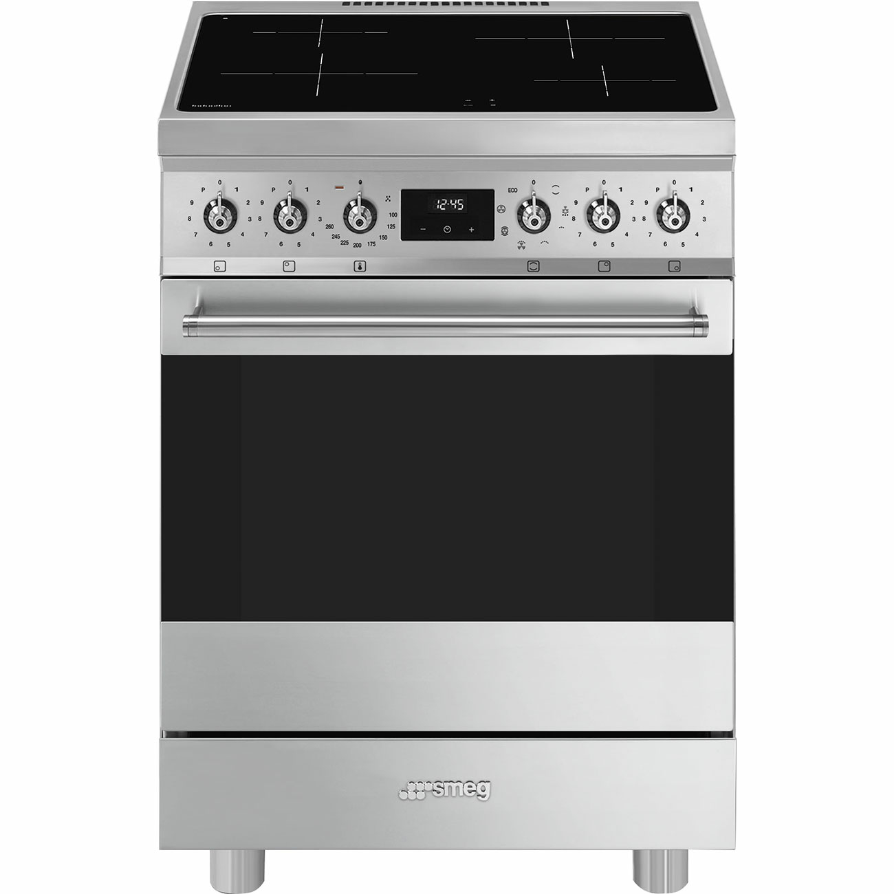 Smeg Symphony C6IMXM2 fornuis Vrijstaand fornuis Electrisch Inductiekookplaat zones Roestvrijstaal - Afbeelding 11