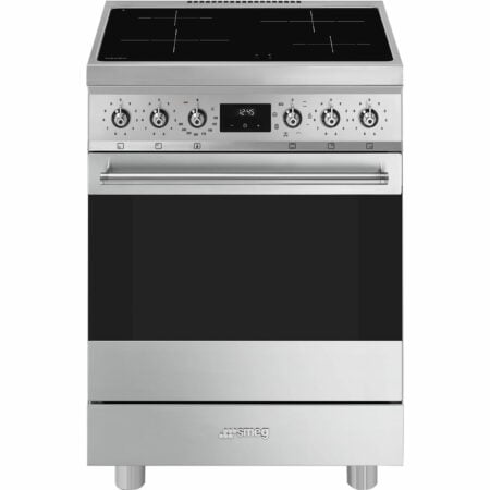 Smeg Symphony C6IMXM2 fornuis Vrijstaand fornuis Electrisch Inductiekookplaat zones Roestvrijstaal