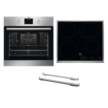 AEG KOMB307PI Serie 6000 Kookplaat, oven( A+, 72 l) EWO3839