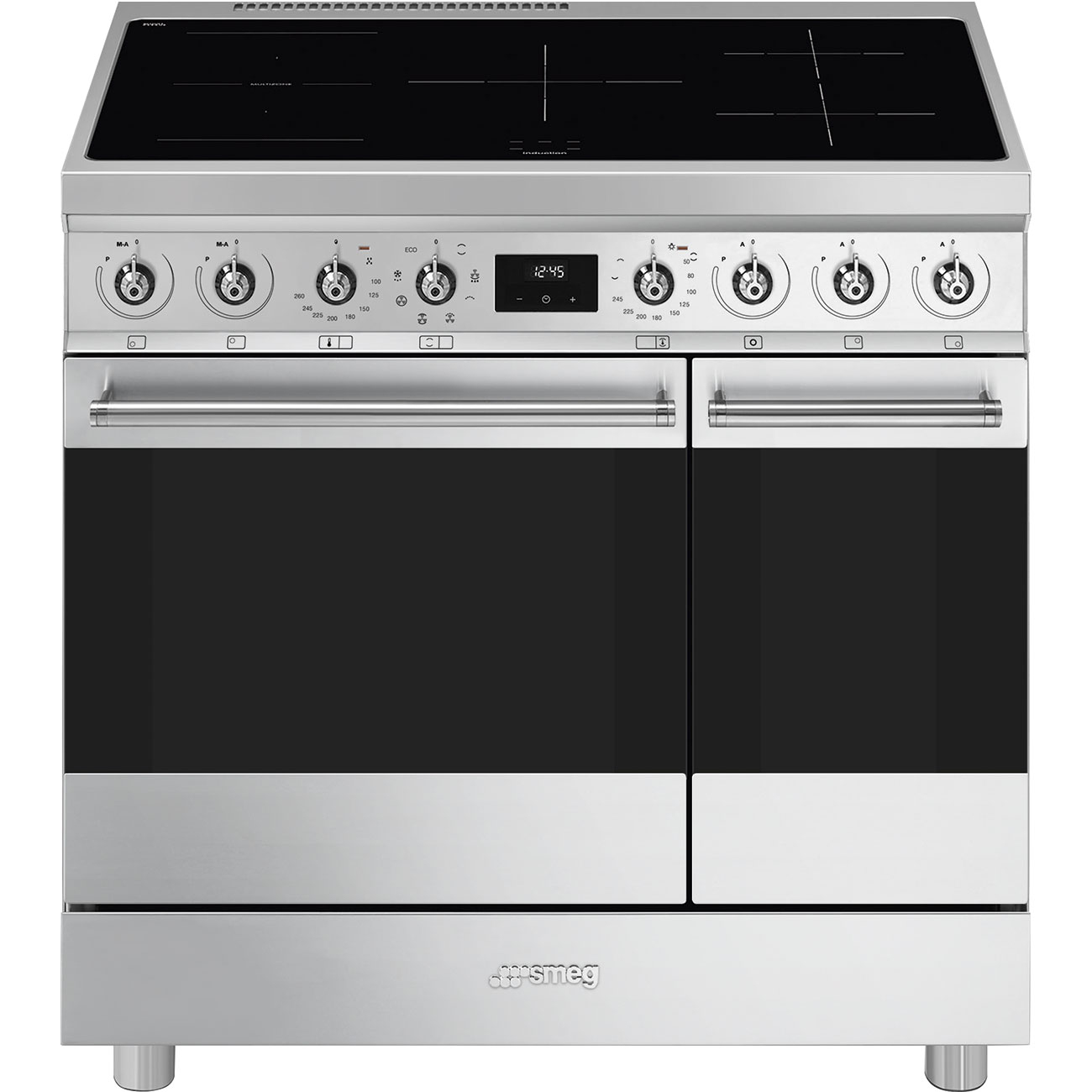 Smeg Symphony C92IMX2 fornuis Vrijstaand fornuis Electrisch Inductiekookplaat zones Roestvrijstaal - Afbeelding 13