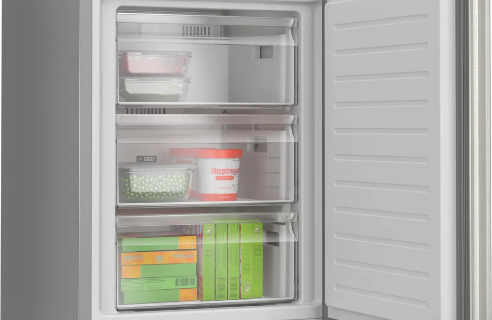 Bosch Serie 4 KGN362LAF koel-vriescombinatie Vrijstaand 321 l Metallic DHZ3831 - Afbeelding 7