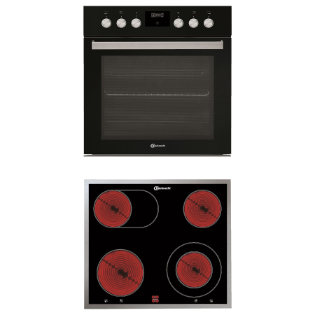 Bauknecht HEKO BLACK 500 P (HI5EP8VS2ES+CHR9642IN) OVEN SET - EWO4032
