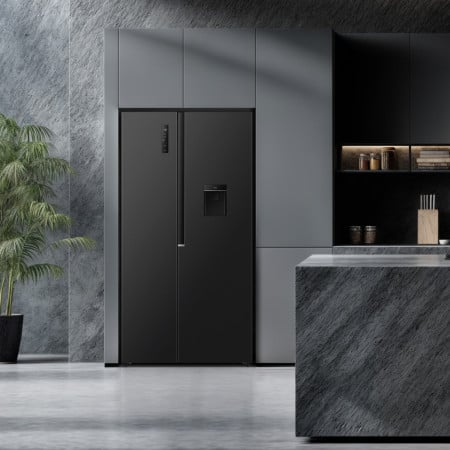 Fridgemaster MS91558DEB amerikaanse koelkast Vrijstaand 541 l Zwart EWO4476 - Afbeelding 3