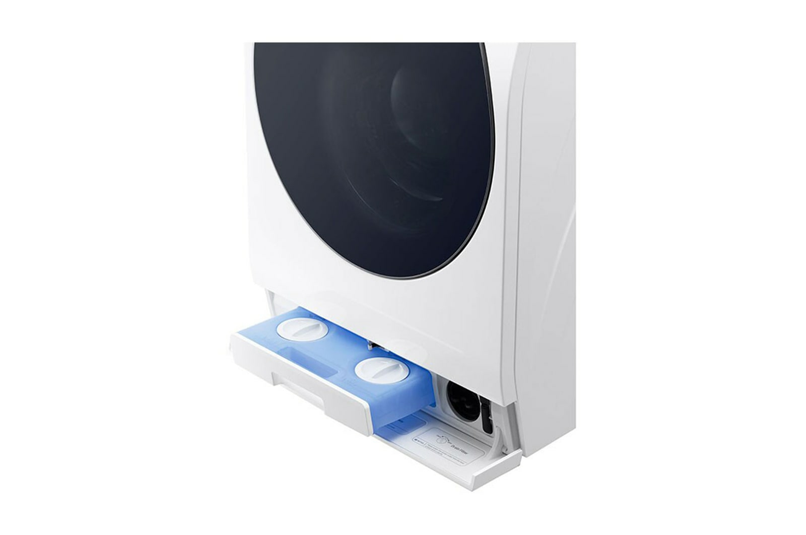 LG LSWD100X Was-droogcombinatie Vrijstaand Voorlader Wit - Afbeelding 4