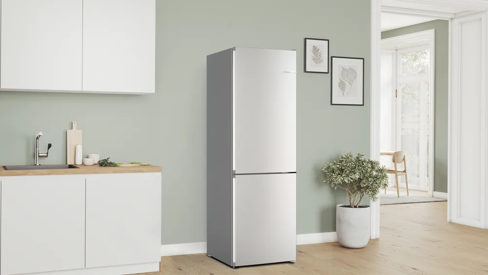 Bosch Serie 4 KGN362LAF koel-vriescombinatie Vrijstaand 321 l Metallic DHZ3831 - Afbeelding 3