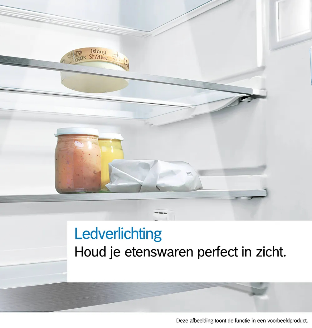 Bosch Serie 4 KGN362LAF koel-vriescombinatie Vrijstaand 321 l Metallic DHZ3831 - Afbeelding 9