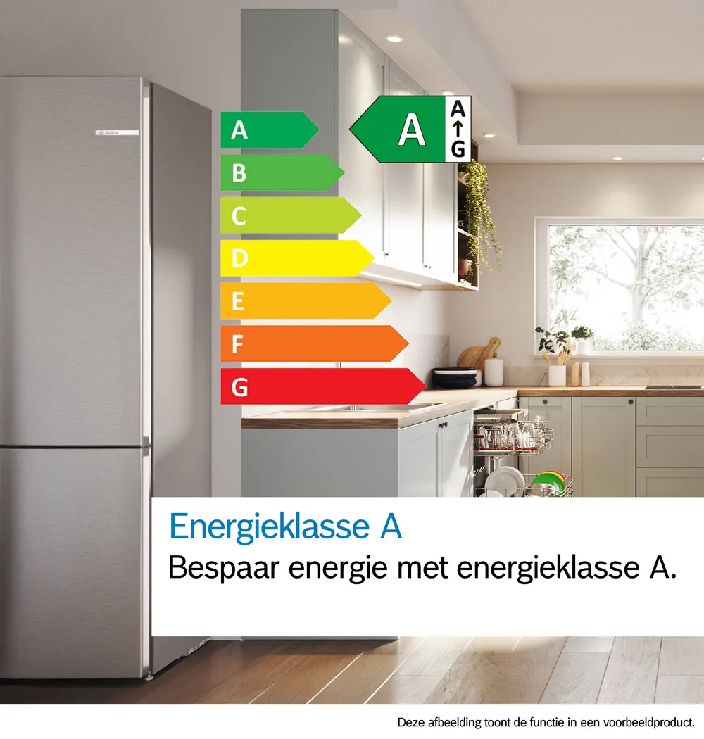 Bosch Serie 4 KGN362LAF koel-vriescombinatie Vrijstaand 321 l Metallic DHZ3831 - Afbeelding 13