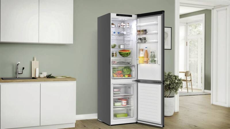 Bosch Serie 4 KGN39OCAF koel-vriescombinatie Vrijstaand 363 l Antraciet, Roestvrijstaal - EWO4038 - Afbeelding 3