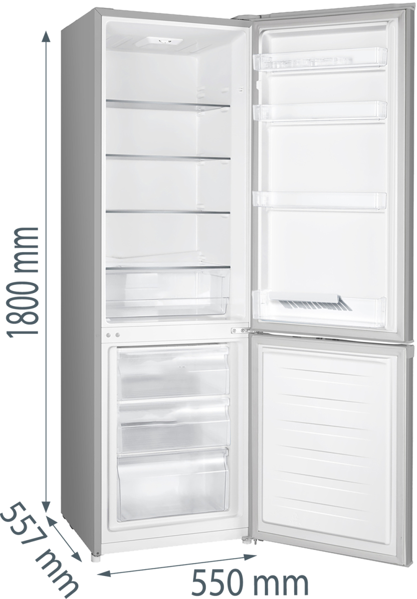 Gorenje RK4182PS4 Vrijstaand 269 l Grijs DHZ4455 - Afbeelding 5
