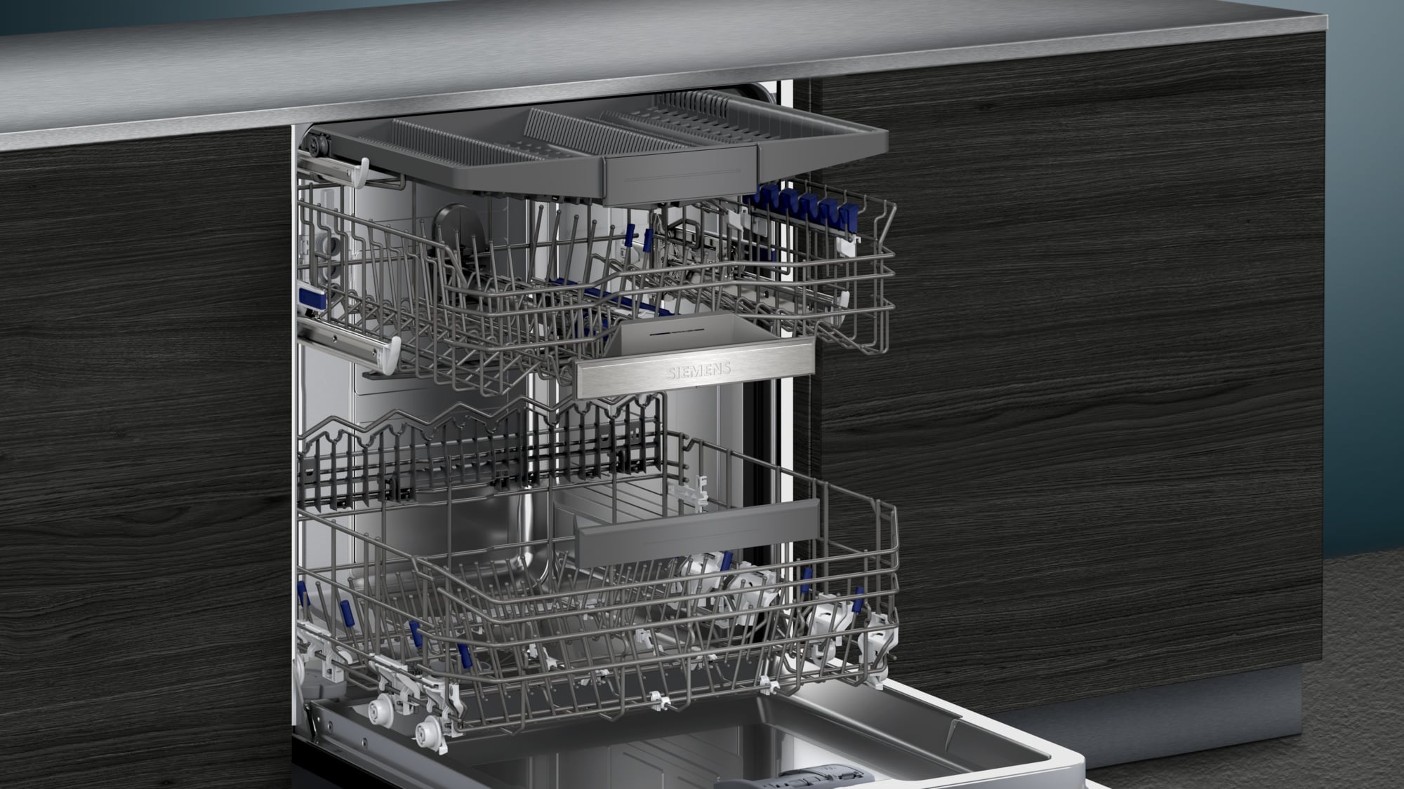 Siemens iQ500 SX65ZX07CE vaatwasser Volledig ingebouwd 14 couverts DHZ4460 - Afbeelding 6