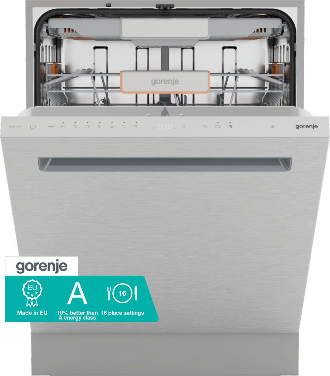 Gorenje G600 ULTRA16BUAESX Volledig ingebouwd 16 couverts DHZ4464