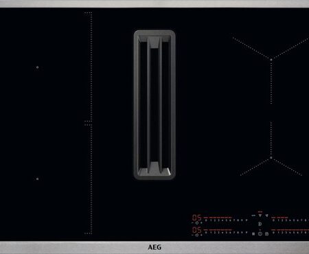 AEG COLI84COXB inductie kookplaat met afzuiging | Hob²Hood