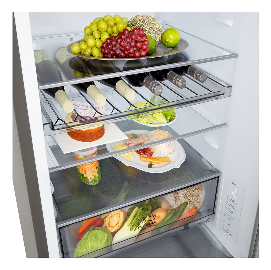 LG GBBS312BPY koel-vriescombinatie Vrijstaand 333 l Grijs DHZ4242 - Afbeelding 8
