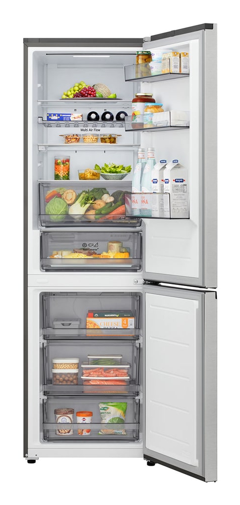 LG GBBS312BPY koel-vriescombinatie Vrijstaand 333 l Grijs DHZ4242 - Afbeelding 4