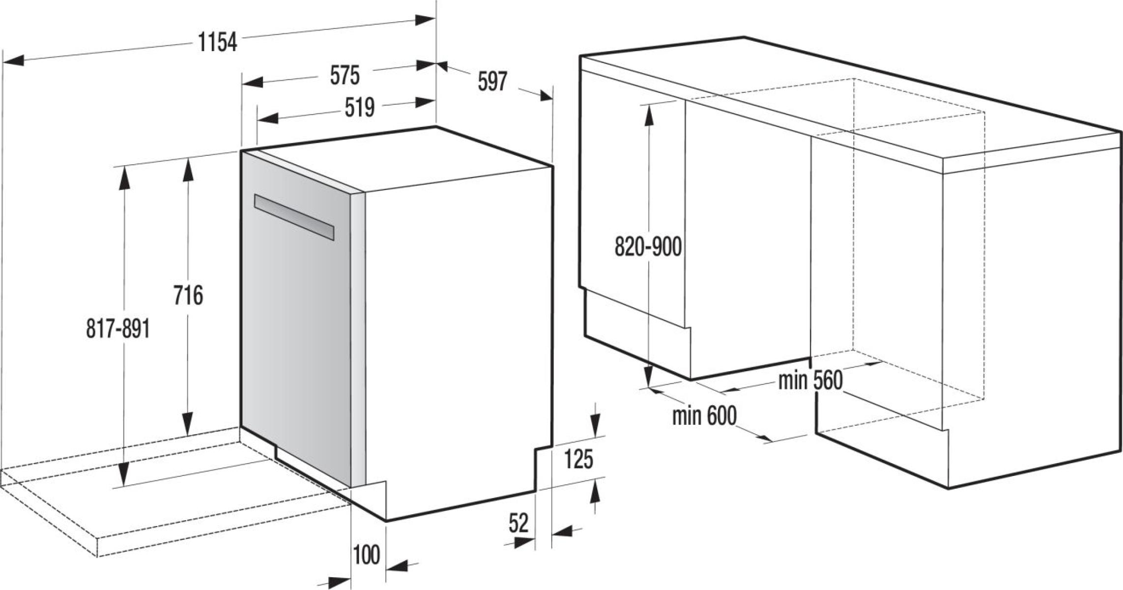 Gorenje G600 ULTRA16BUAESX Volledig ingebouwd 16 couverts DHZ4464 - Afbeelding 14