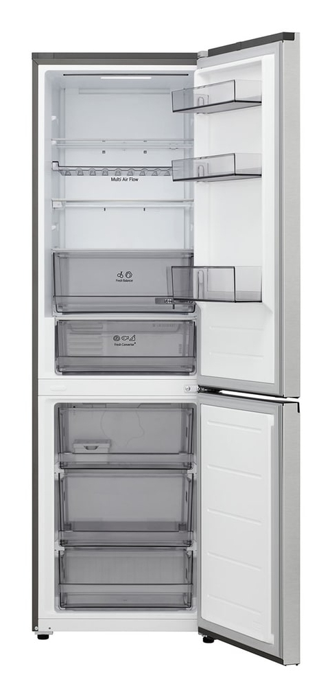 LG GBBS312BPY koel-vriescombinatie Vrijstaand 333 l Grijs DHZ4242 - Afbeelding 3