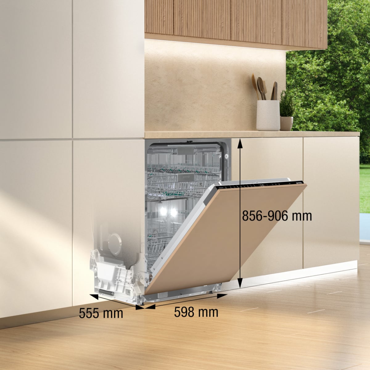 Gorenje GV693C60XXL Volledig ingebouwd 16 couverts DHZ4427 - Afbeelding 4
