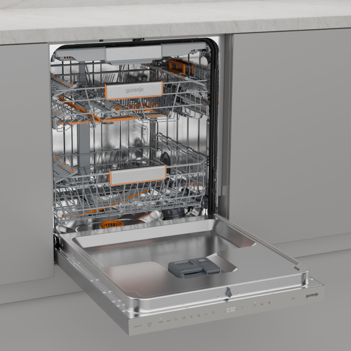 Gorenje G600 ULTRA16BUAESX Volledig ingebouwd 16 couverts DHZ4464 - Afbeelding 5