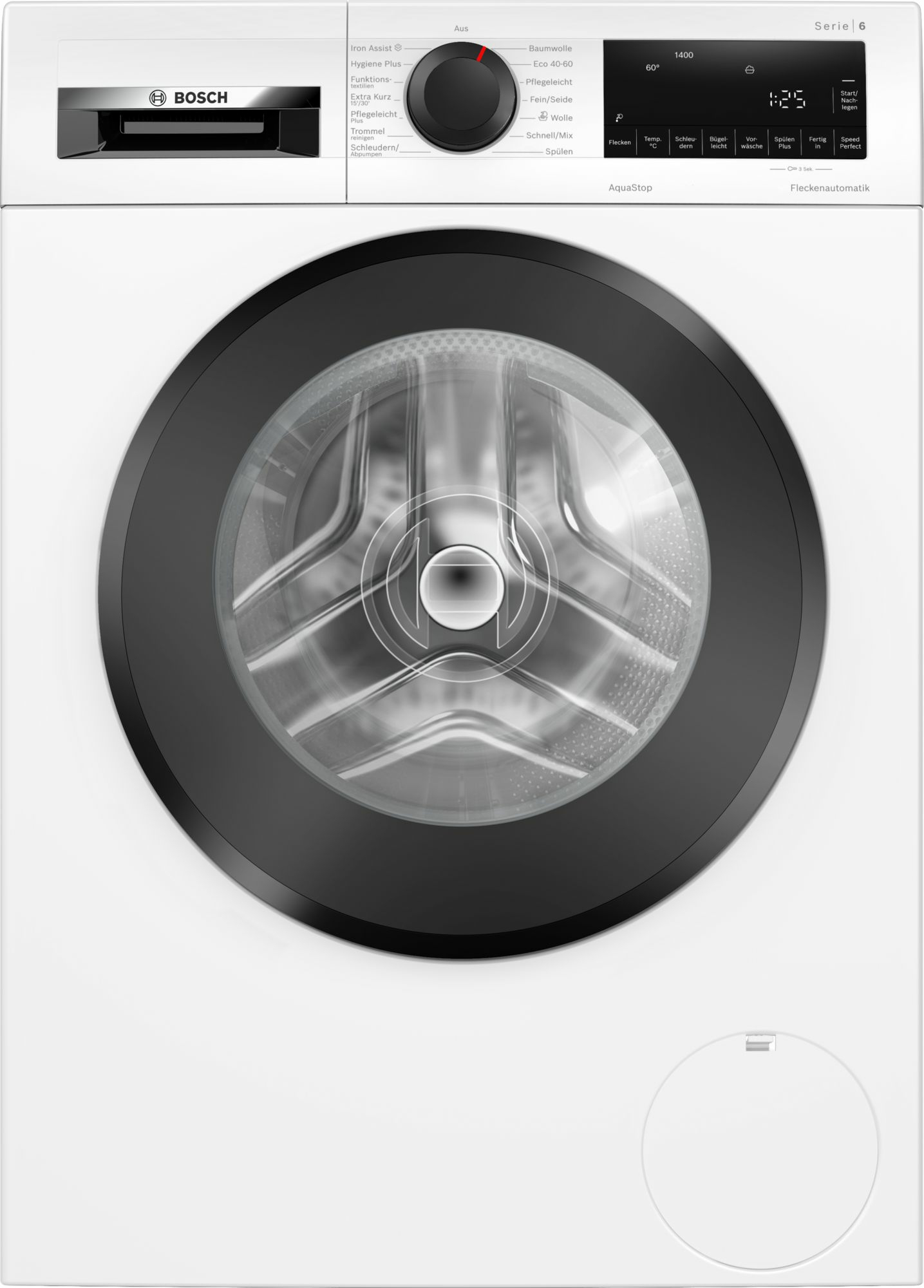 Bosch Serie 6 WGG244ZECO wasmachine Voorlader 9 kg 1351 RPM Wit DHZ4467 - Afbeelding 9