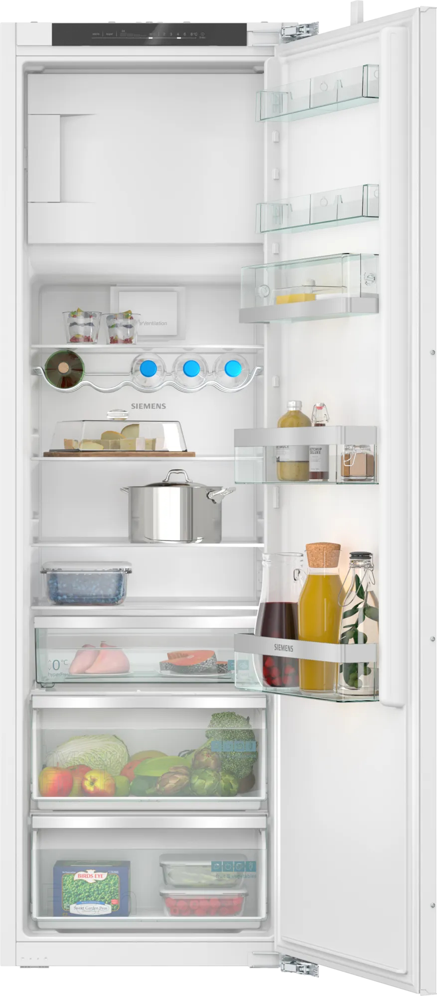 Siemens iQ500 KI82LADD0 combi-koelkast Ingebouwd 280 l Wit