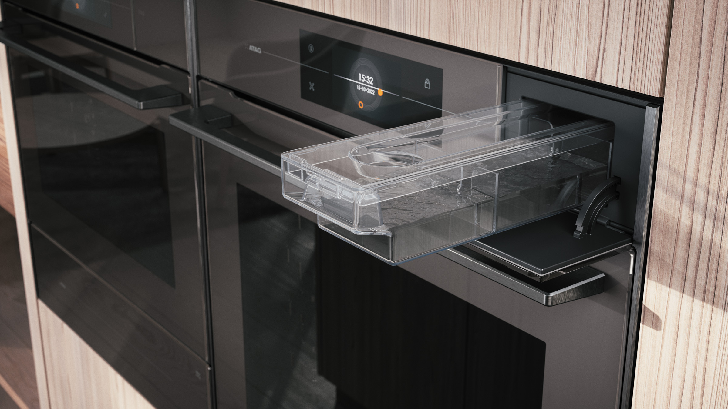 ATAG CS6585M1C stoomoven Middelmaat Grijs Touch - Afbeelding 8