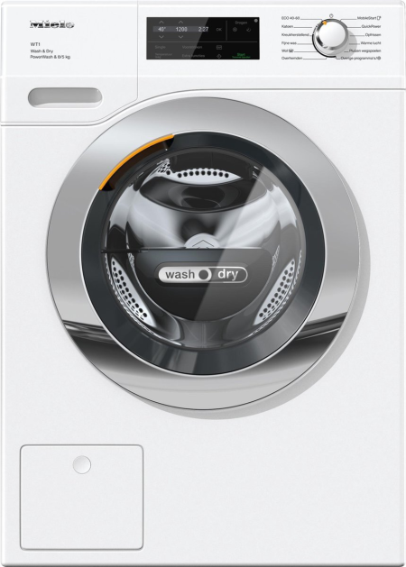 Miele Wti 360 Wpm D Lw Wasdroogcombinatie 8-5kg - Koolborstelloos - Powerwash 2.0 - Wifi - 1600t - Wit DHZ4590
