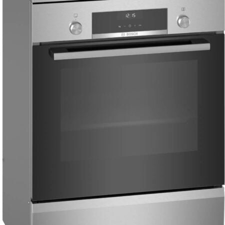 Bosch Serie 6 HLS59D351 fornuis Vrijstaand fornuis Electrisch Inductiekookplaat zones Roestvrijstaal A Showroommodel EWO98SR