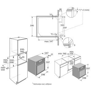 ATAG CS6585M1C stoomoven Middelmaat Grijs Touch - Afbeelding 3