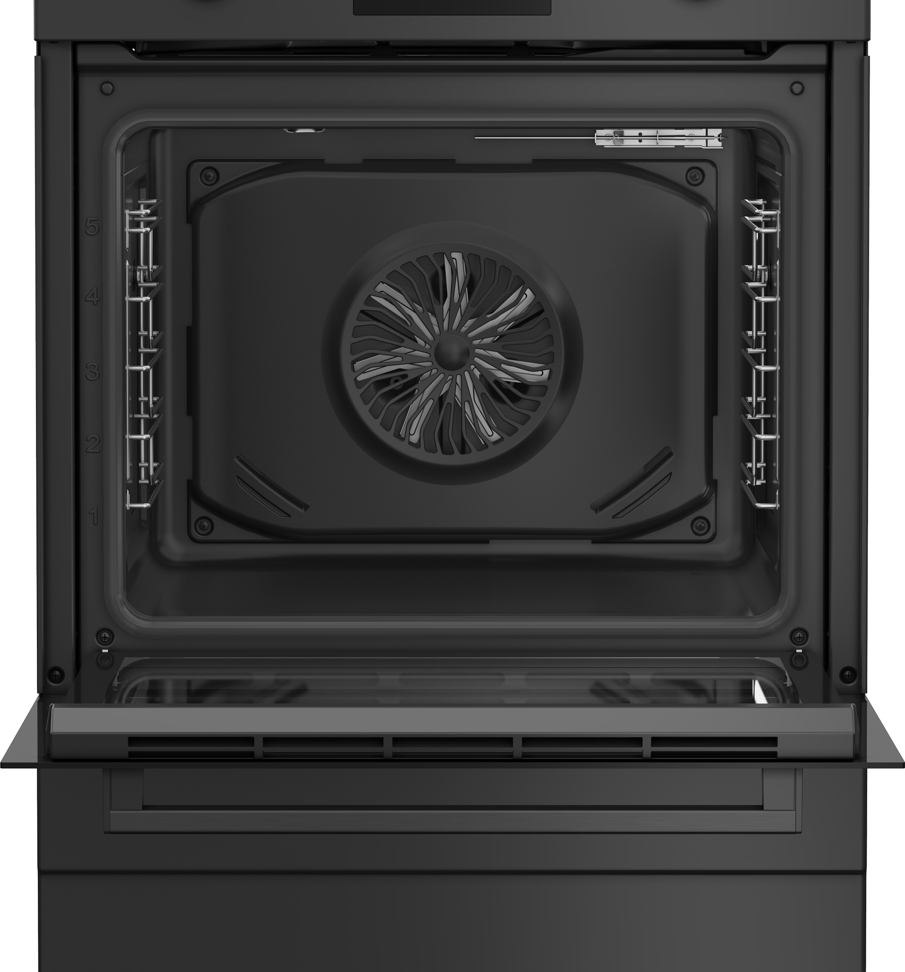 Beko FBMA6930GA Vrijstaand fornuis Electrisch Inductiekookplaat zones Zwart Showroommodel EWO99SR - Afbeelding 6
