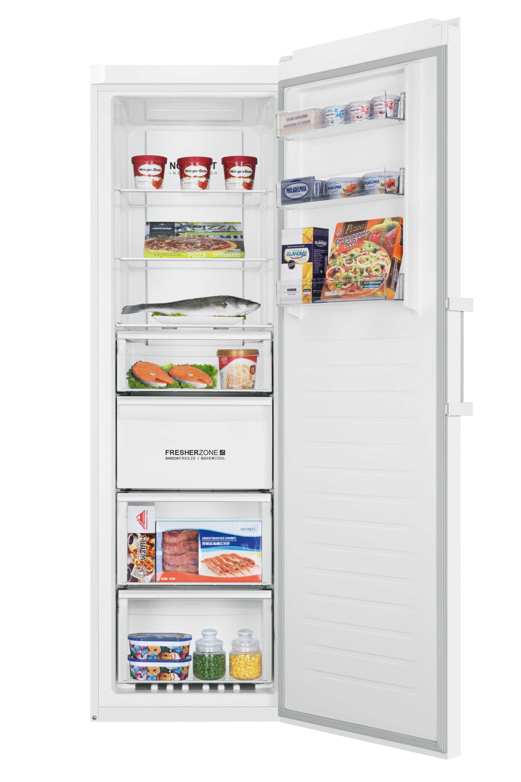 Haier H3F-320WTAAU1 Vrieskast Vrijstaand 330 l Wit DHZ4523 - Afbeelding 3