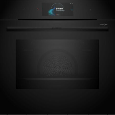 Bosch Serie 8 HSG958DB1 stoomoven Groot Zwart Touch