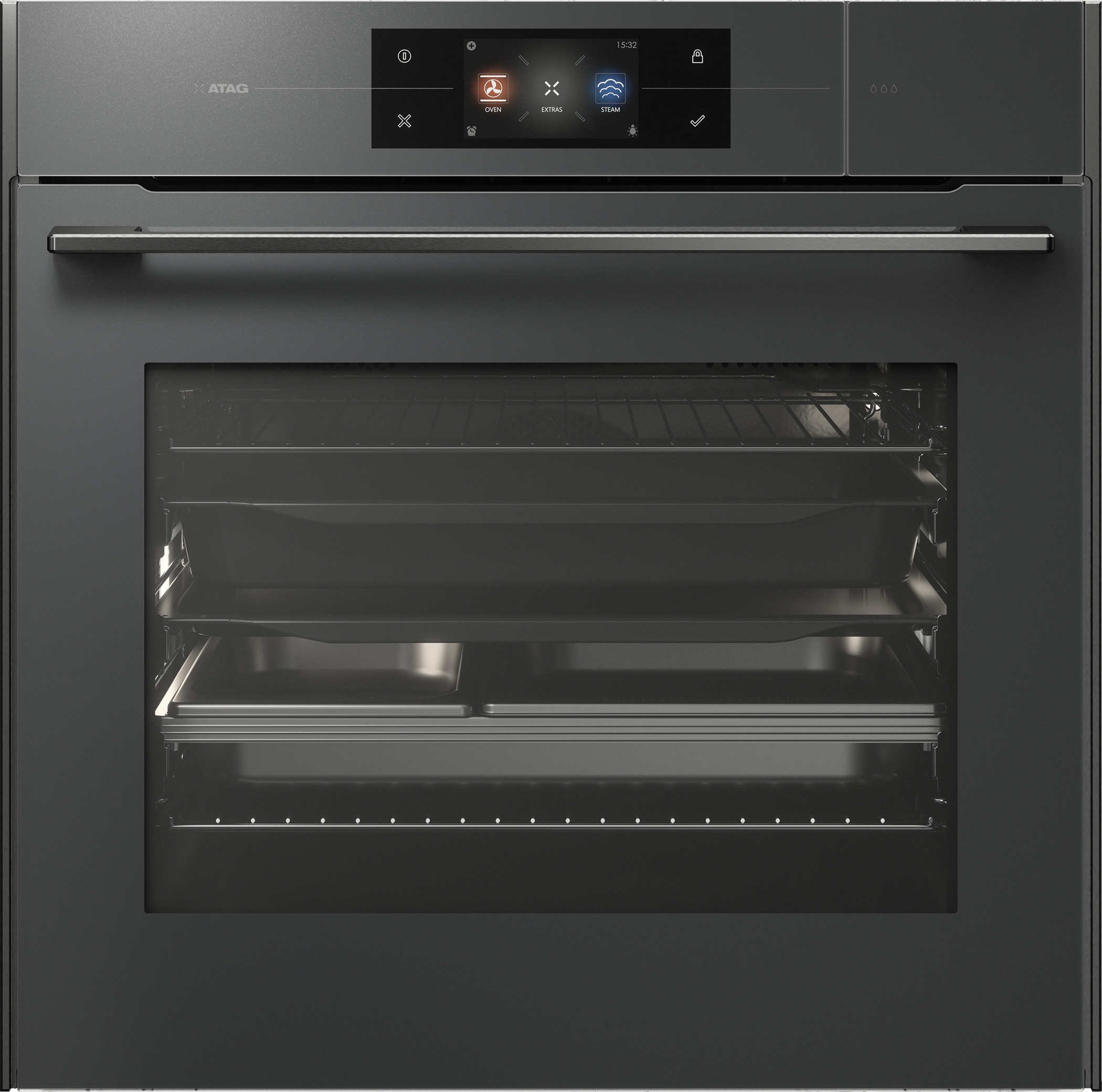 ATAG CS6585M1C stoomoven Middelmaat Grijs Touch - Afbeelding 9