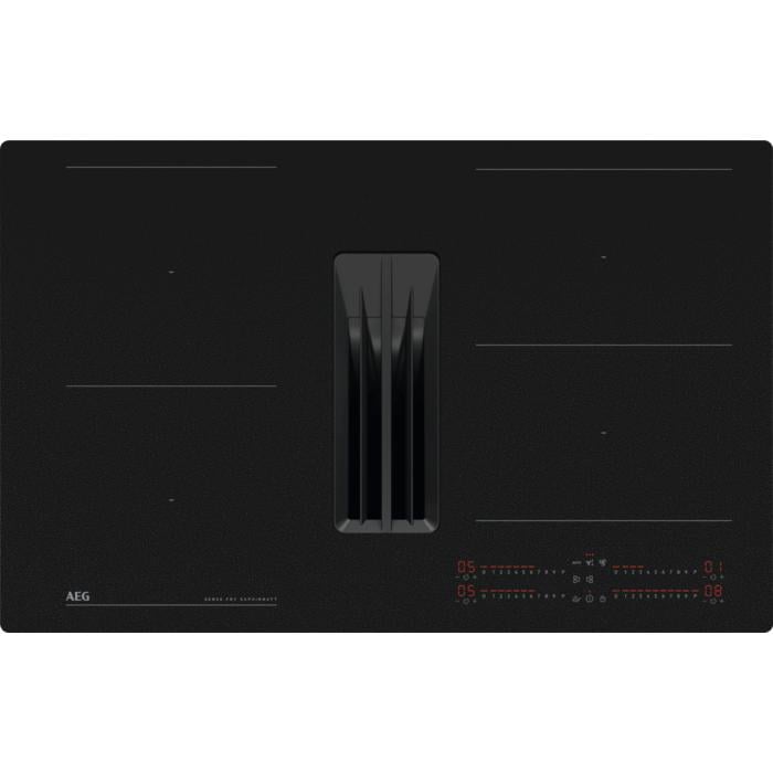 AEGTH84CC23CZ Serie 7000 SenseFry inductiekookplaat met geïntegreerde afzuigkap, 80 cm - saphirmatt