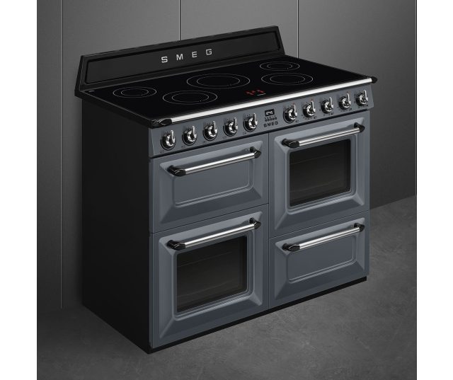 Smeg TR4110IGR2 inductie fornuis met 5 zones, grijs - EWO3WAL - Afbeelding 2