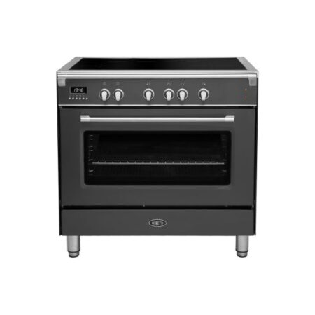 BORETTI CFBI901AN Fornuis 90 cm - inductie fornuis  - antraciet / mat zwart