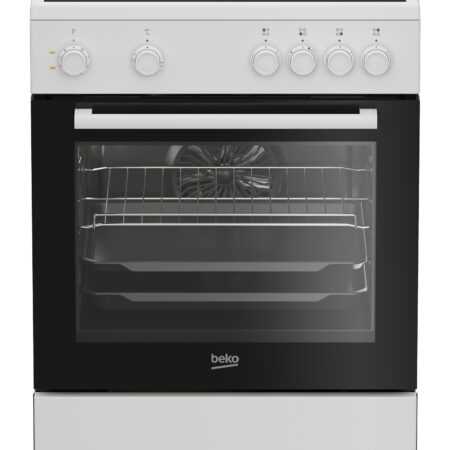Beko FBM6701W Vrijstaand fornuis Electrisch Keramisch Zwart, Wit EWO4378