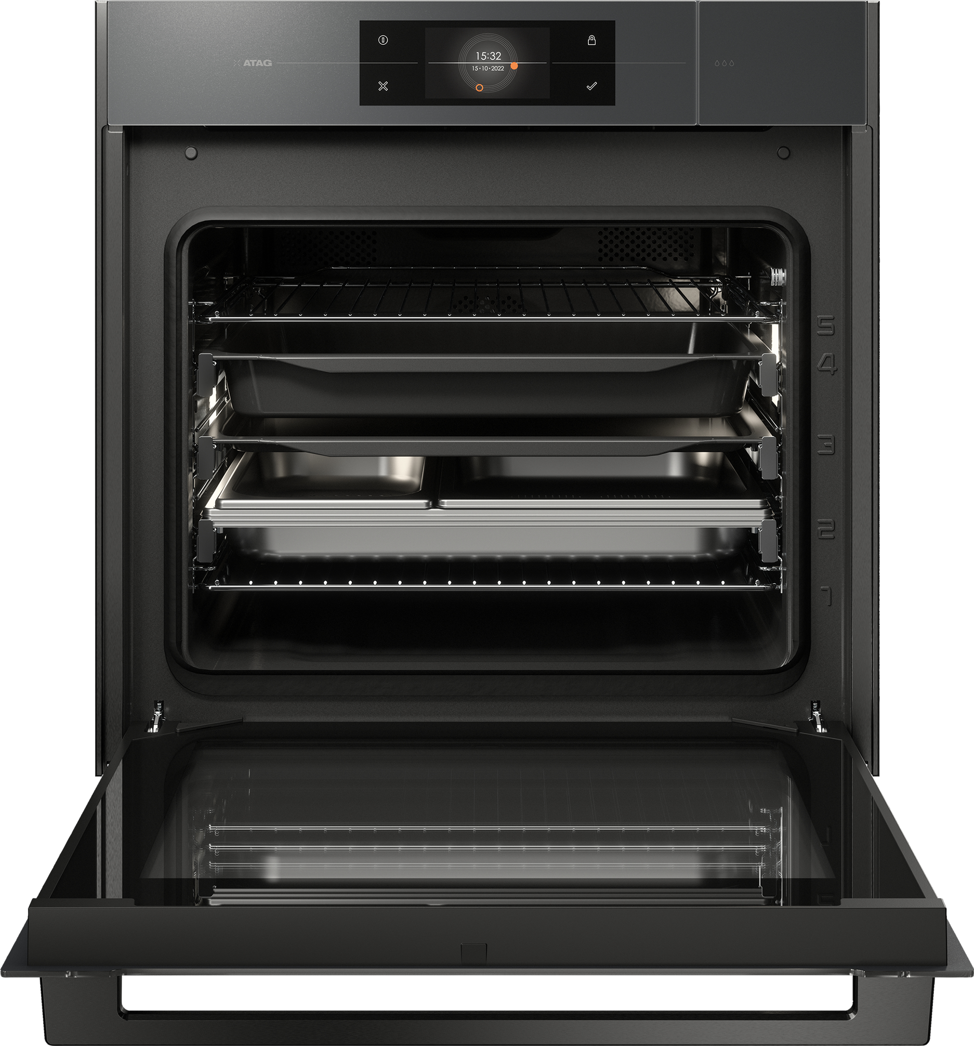 ATAG CS6585M1C stoomoven Middelmaat Grijs Touch - Afbeelding 10