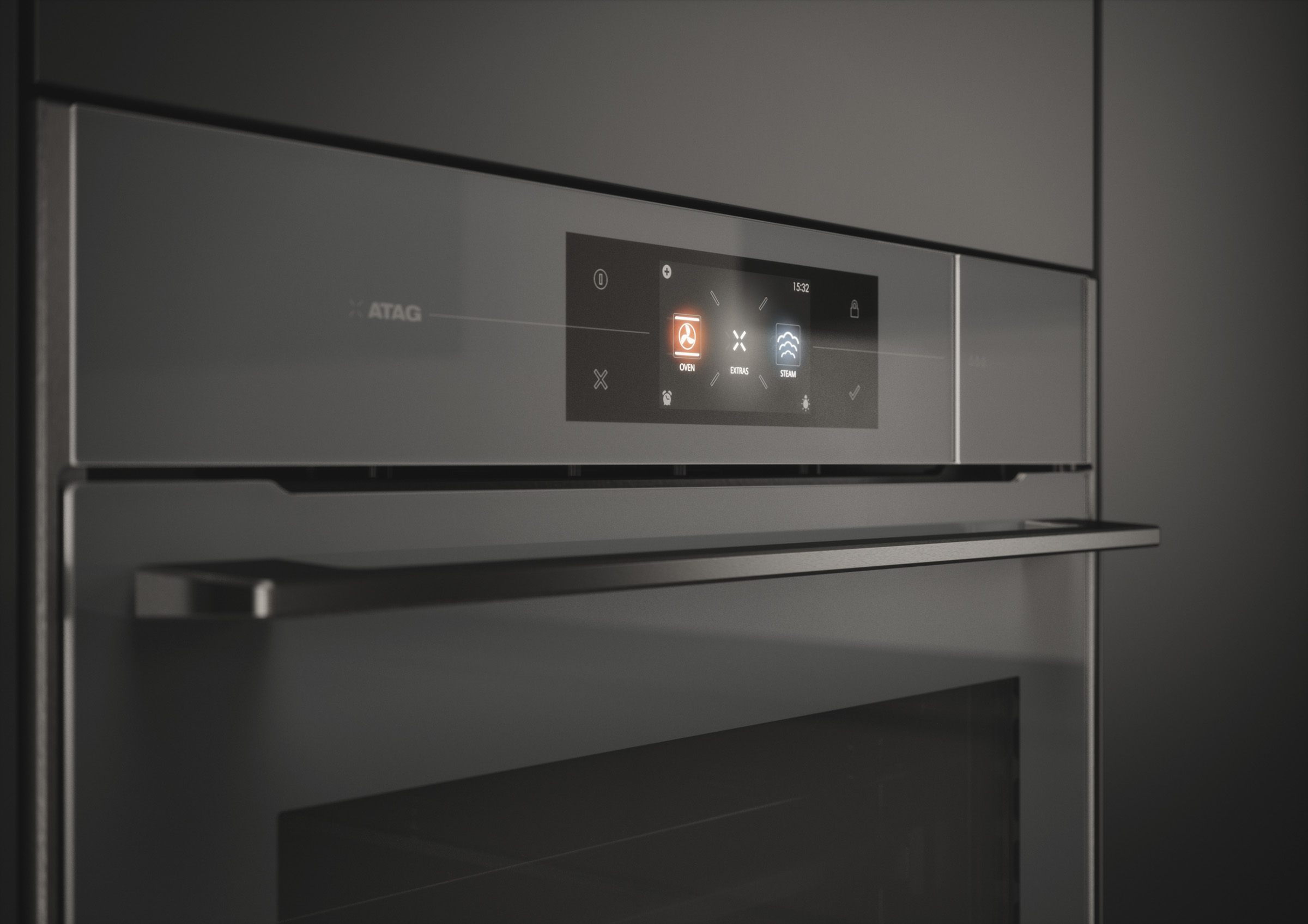 ATAG CS6585M1C stoomoven Middelmaat Grijs Touch - Afbeelding 7