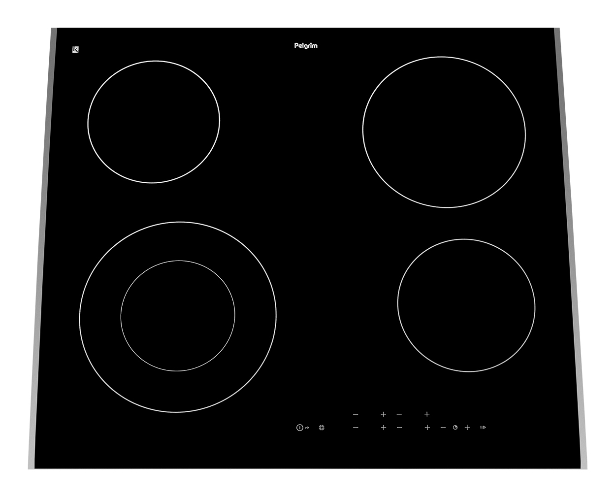Pelgrim CK1064R kookplaat Zwart Ingebouwd 60 cm Keramisch 4 zone(s) - Afbeelding 6
