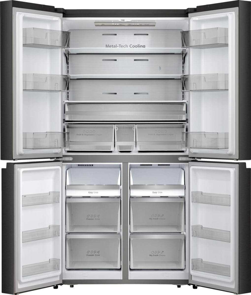Hisense RQ758N4SAFE amerikaanse koelkast Vrijstaand 609 l Zwart doosschade DHZ4708 - Afbeelding 5